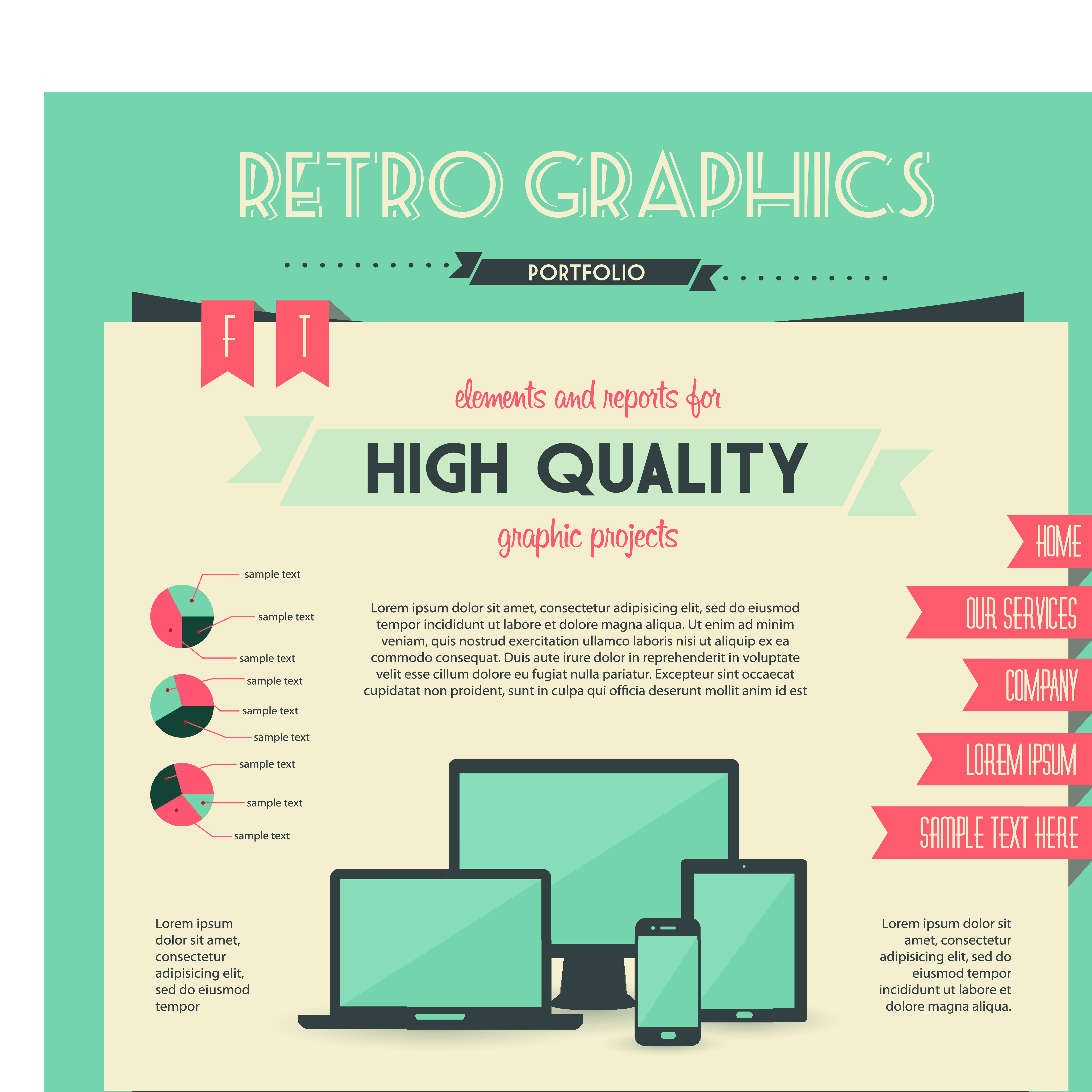 economy infographics design elements vector graphic