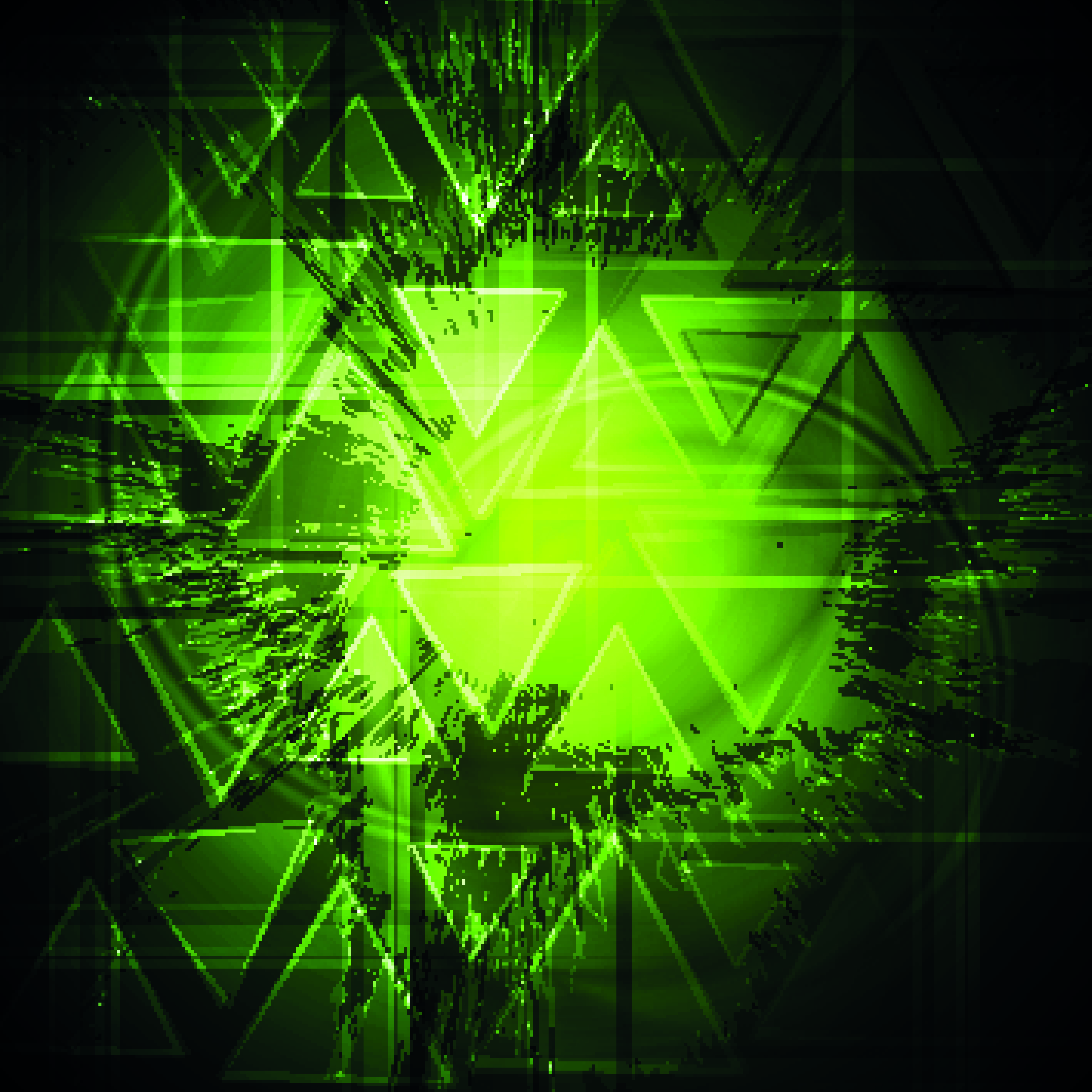 abstract background with green vector graphic