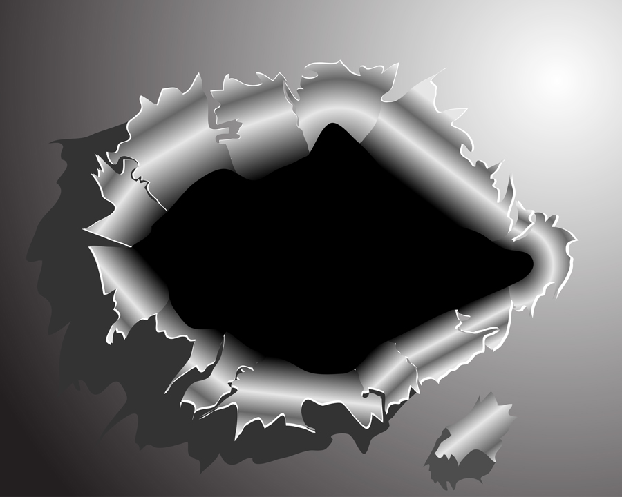 set of metal background with hole design vector