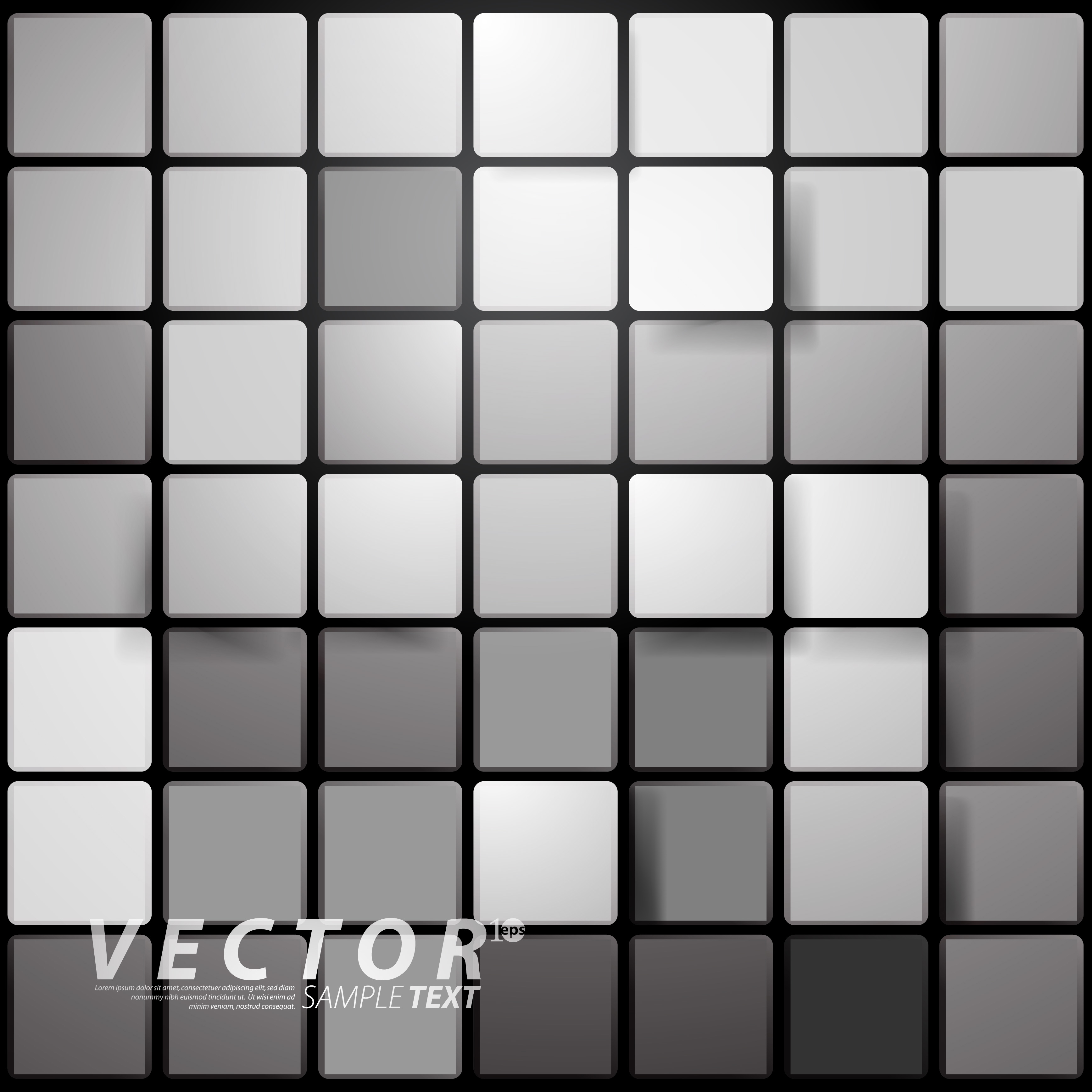 3d squares with background design vector