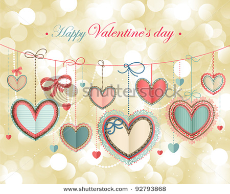 happy valentine day cards design elements vector