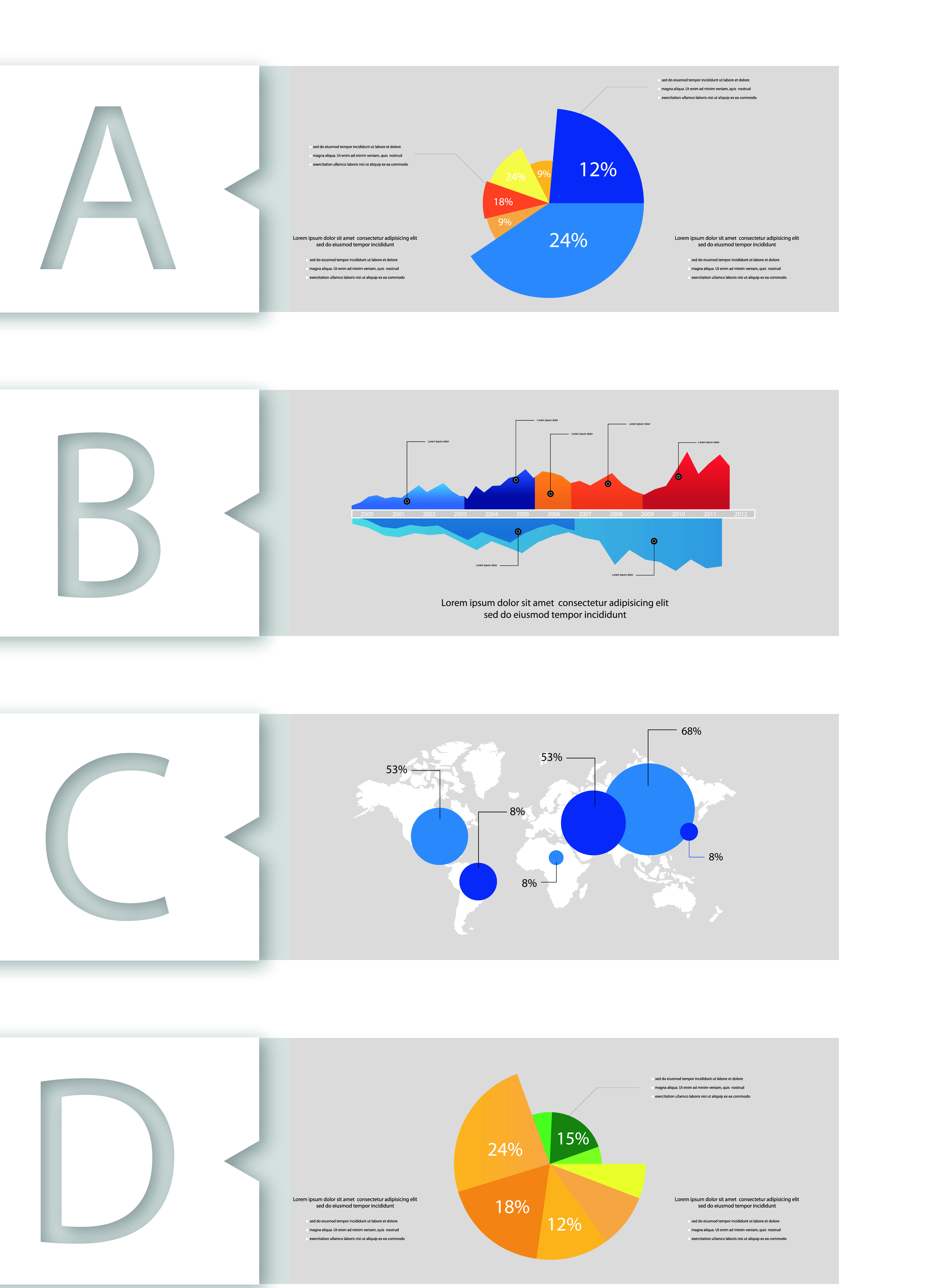 creative of original banners vector graphics