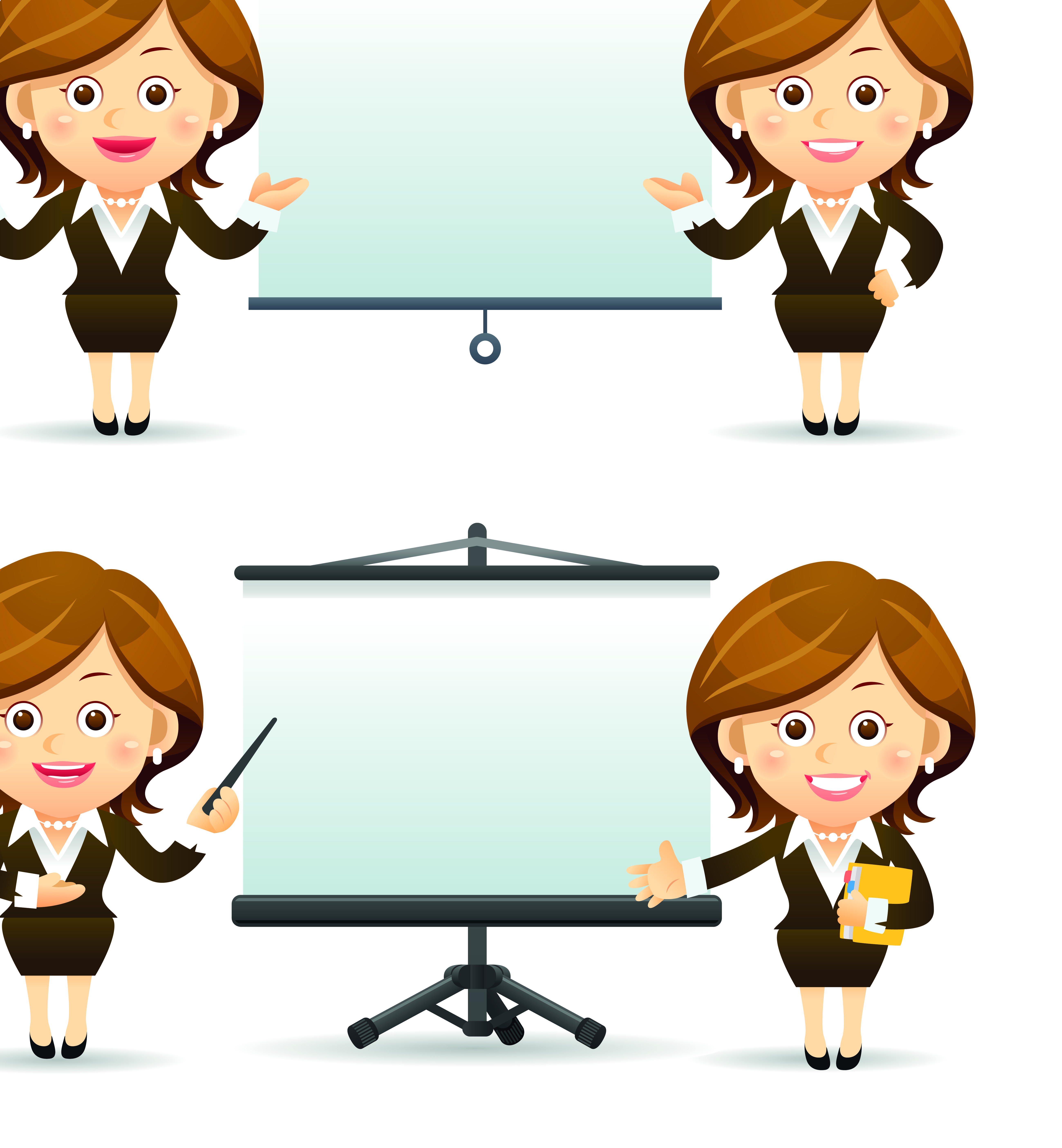 different profession people vector set