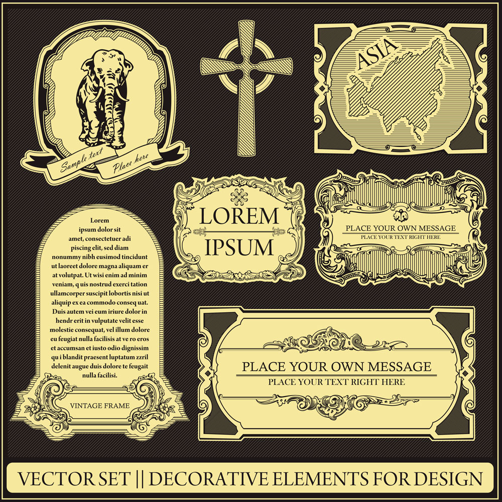 retro earthcontinents and islands labels vector