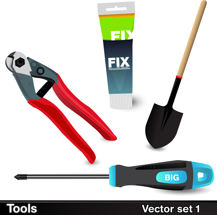 various of life tool vector set