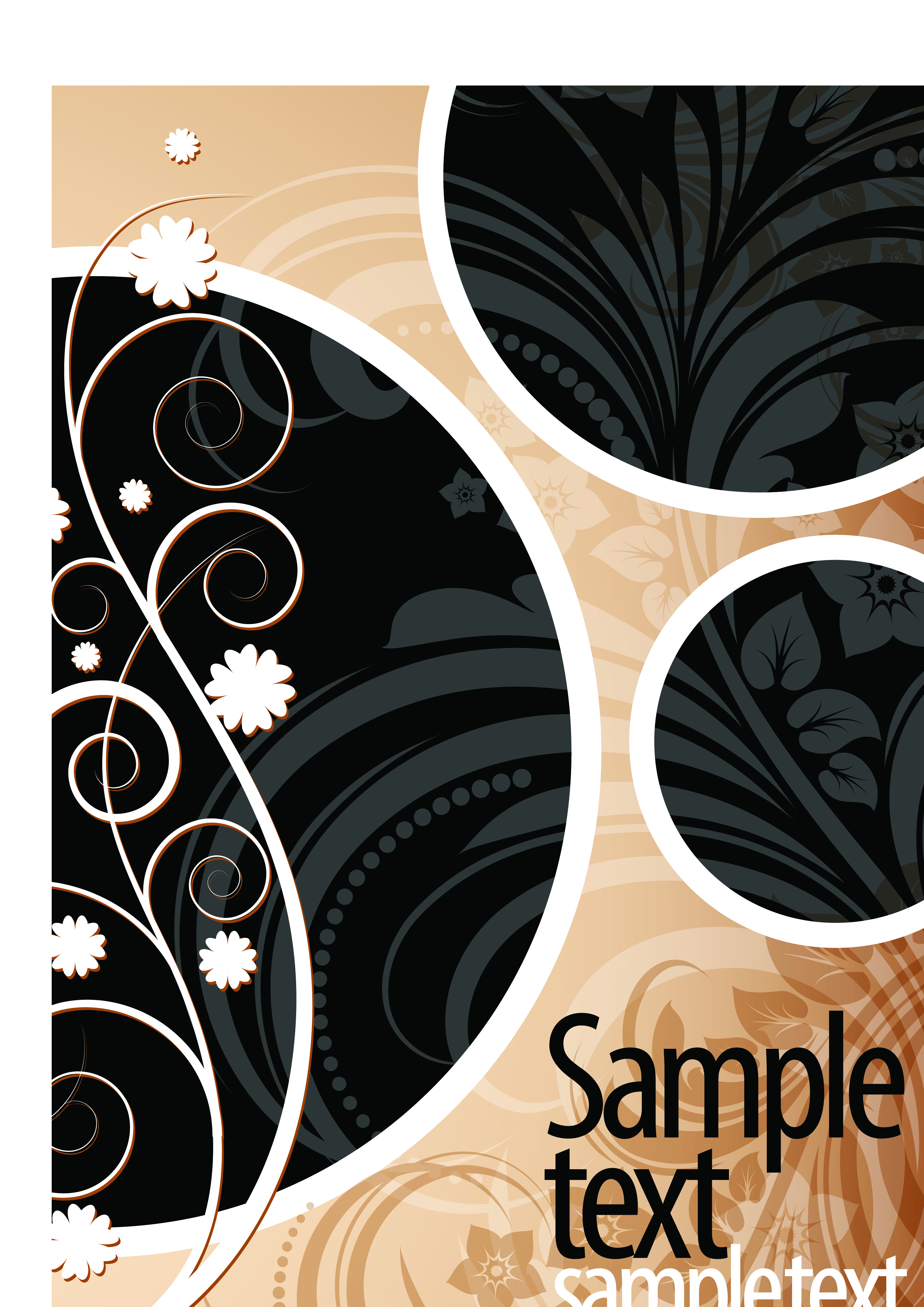 vector background with stylish elements art