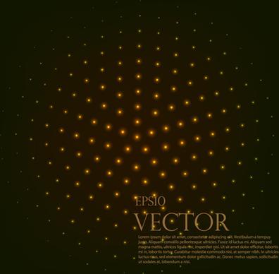 light dot tech background vector