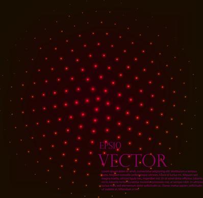 light dot tech background vector