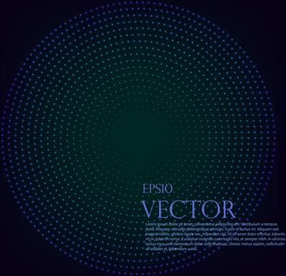 light dot tech background vector