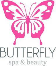 simple butterfly logo design vector