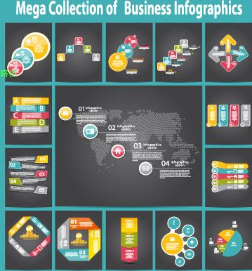 business infographic creative design06