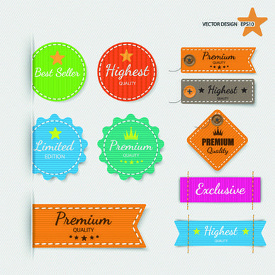 creative discount banner and sticker vector