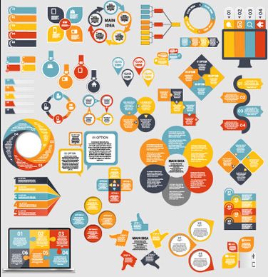 infographic elements vector set