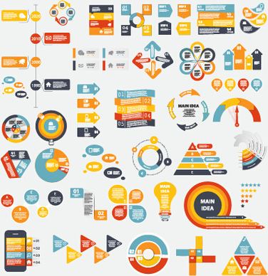 infographic elements vector set