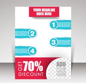 business brochure vector cover design