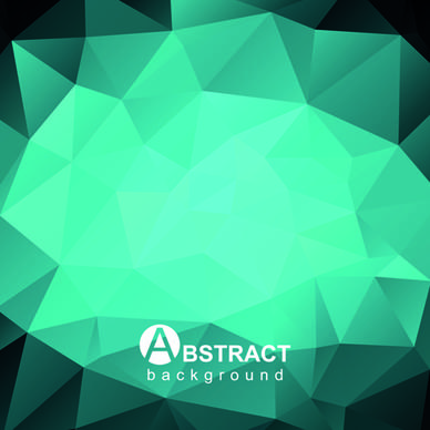 polygon embossment effect background vector