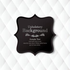 black label with background vector