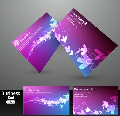 arrow business cards vector