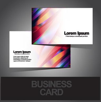 business cards abstract design vector set