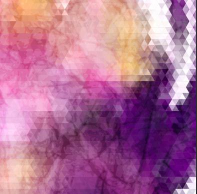 polygons blurred background vector