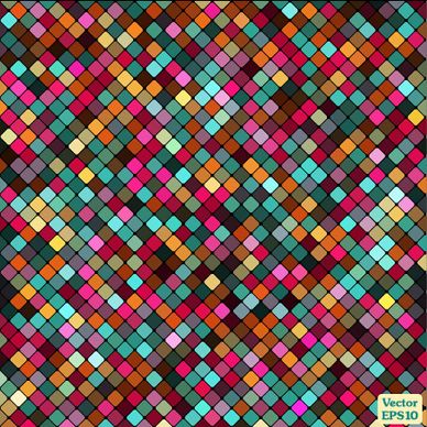 multicolor mosaic shiny pattern vector