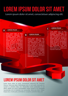 vector templates modern business design graphics