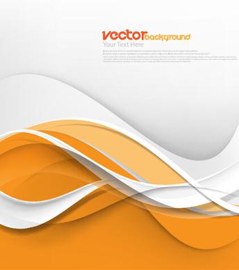 dynamic abstract wave background graphic vector