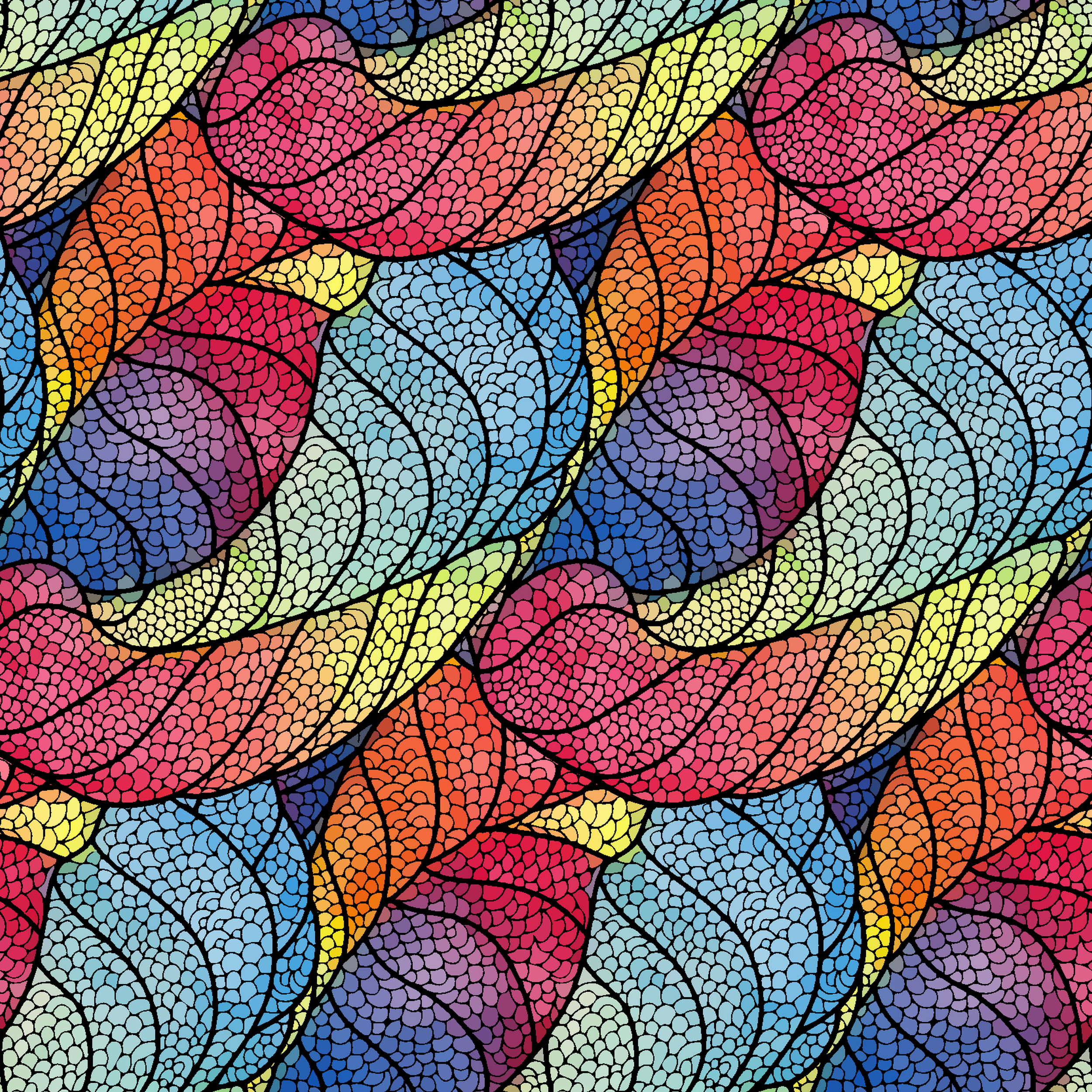 abstract fish scale pattern vector