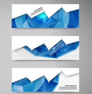 geometric shapes abstract banners graphic vector