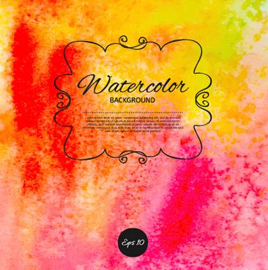 bright watercolor background graphics vector