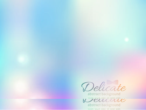 halation colored blurred background vector