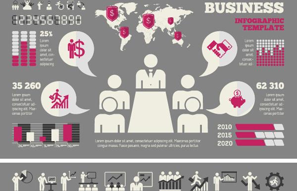 business infographic creative design08