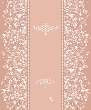 floral decor patterns background vector