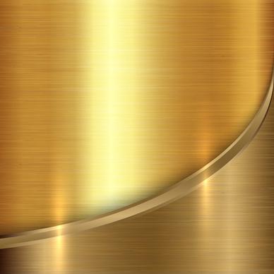 golden metal textures vector background