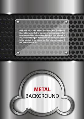 vector set metal mesh background graphics