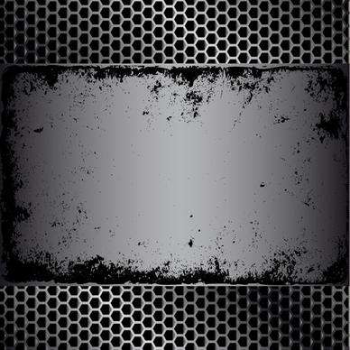 vector set metal mesh background graphics