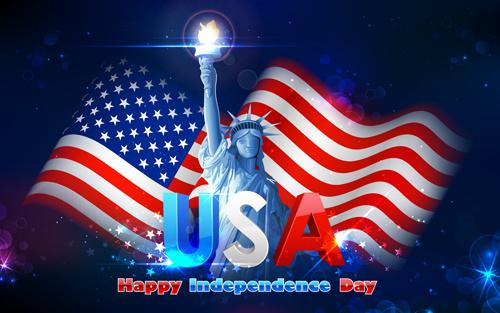 happy independence day design vectors