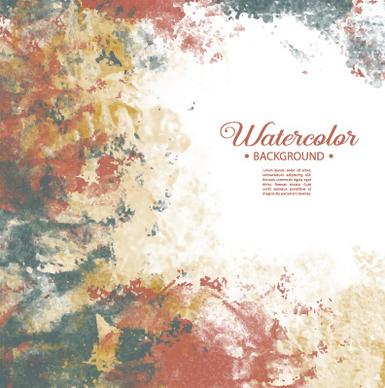 vector grunge watercolor background art