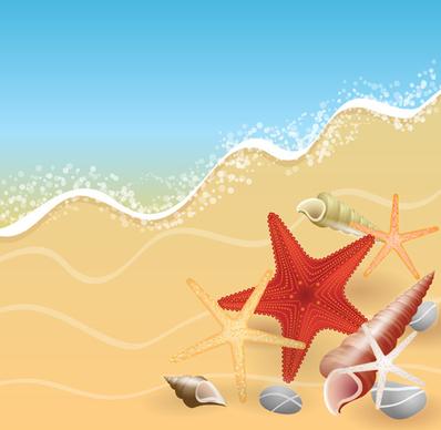 summer holiday beach creative background vecor