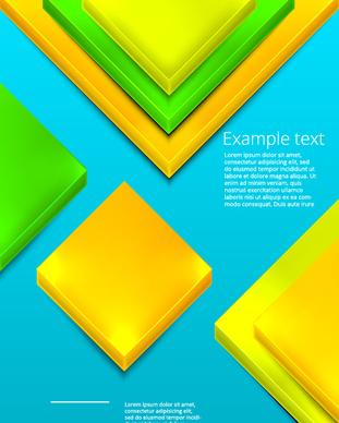 shiny 3d geometry shapes background vector