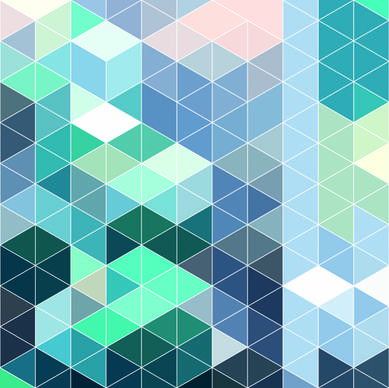 bright triangles pattern vector background