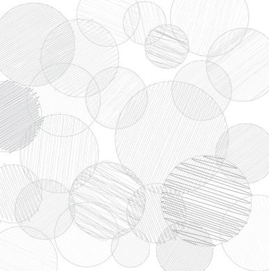 hand drawn round vector background