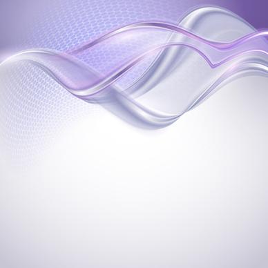 shiny purple wave abstract background vector