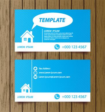 classic modern business cards vector