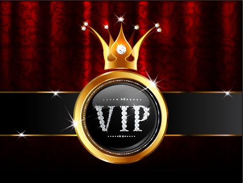 luxury diamond vip royal background vector