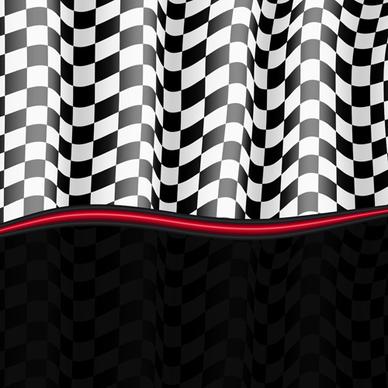 black and white checkered background vector