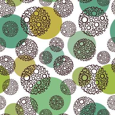 round abstract pattern vector graphics