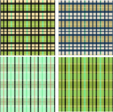 fabric seamless patterns design set