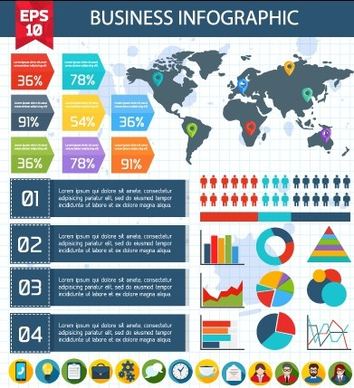 business infographic creative design99