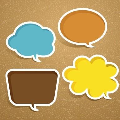 creative speech bubble for your text design vector